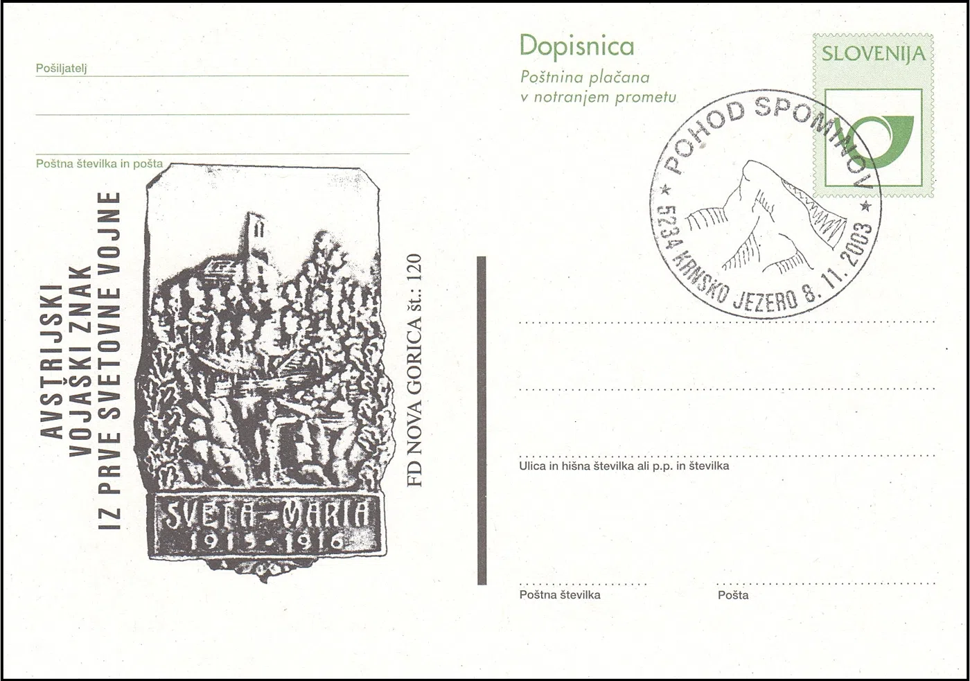 POHOD SPOMINOV 2003